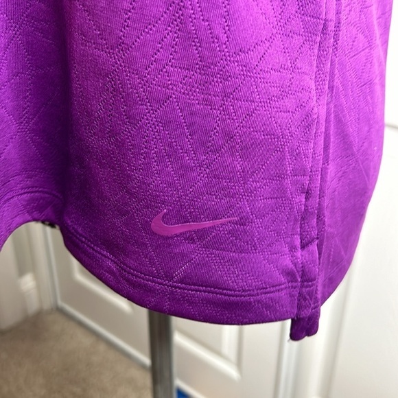 Nike Dri Fit Purple V Neck Collar Standard Fit M - Picture 2 of 6